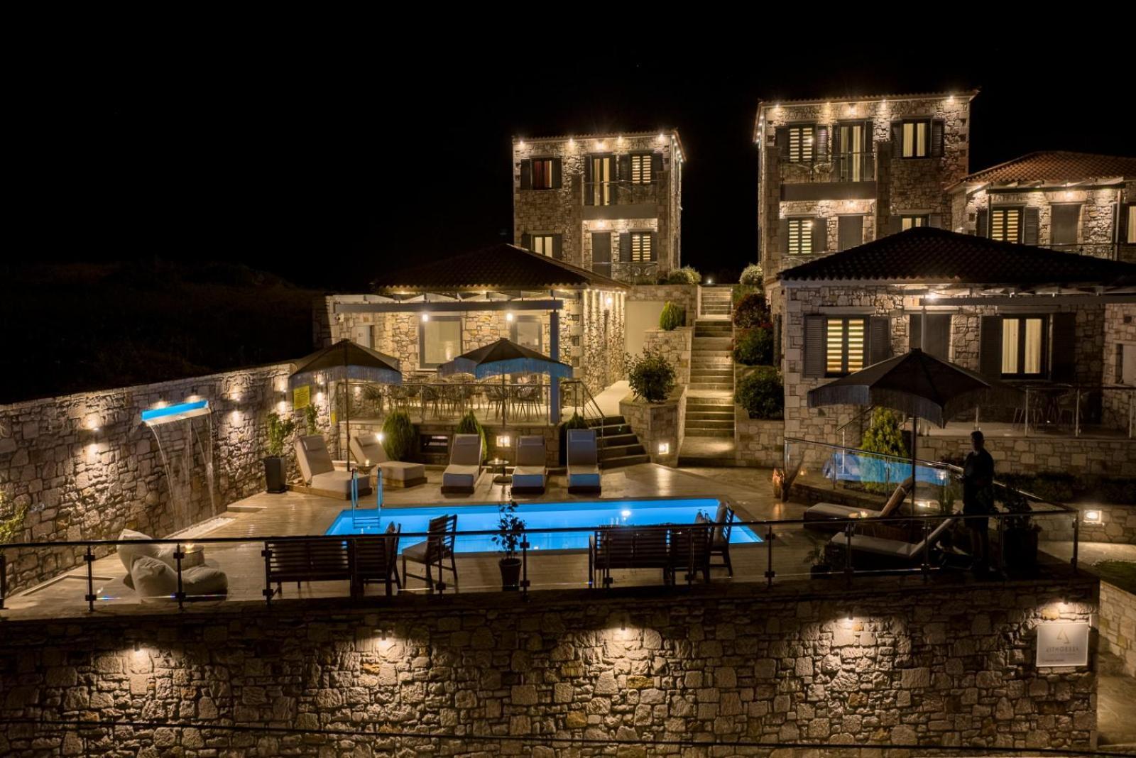 Lithoessa Luxury Apartments Agios Ioannis Kaspaka Zewnętrze zdjęcie